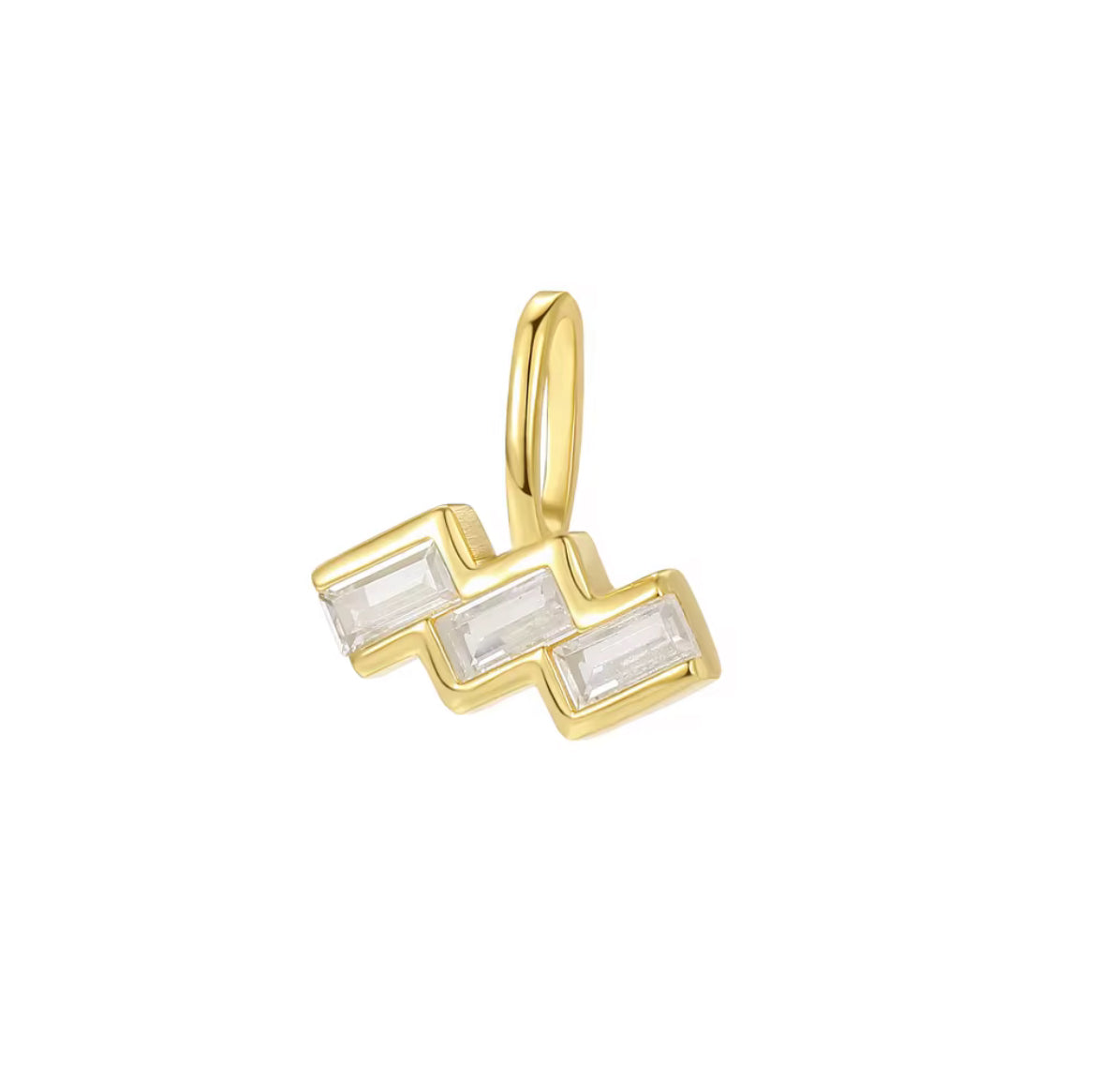 14K Gold Zodiac Birthstone Pendant with Natural Diamonds and Gemstones
