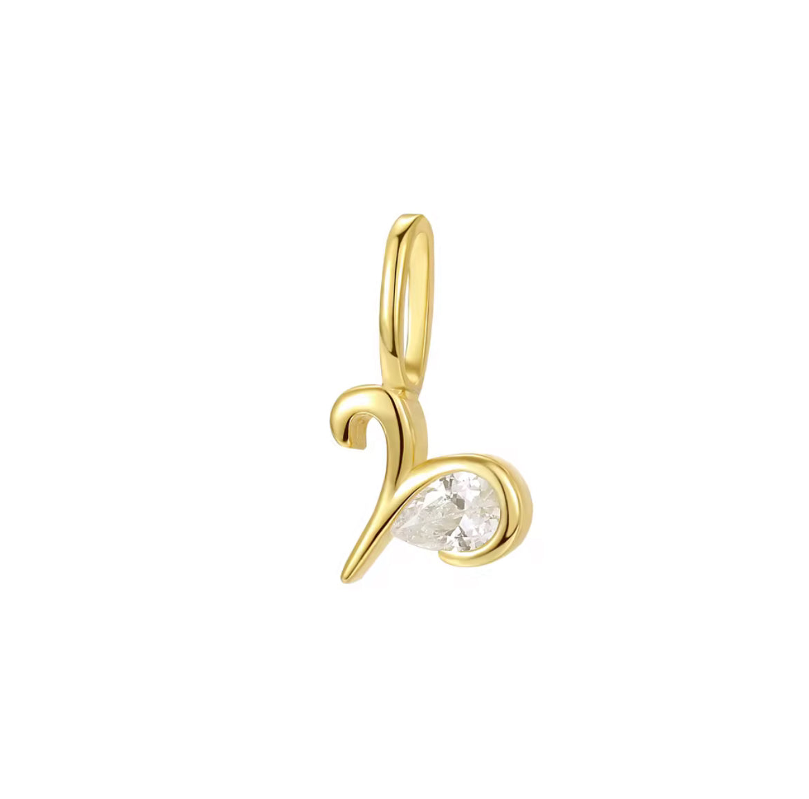 14K Gold Zodiac Birthstone Pendant with Natural Diamonds and Gemstones