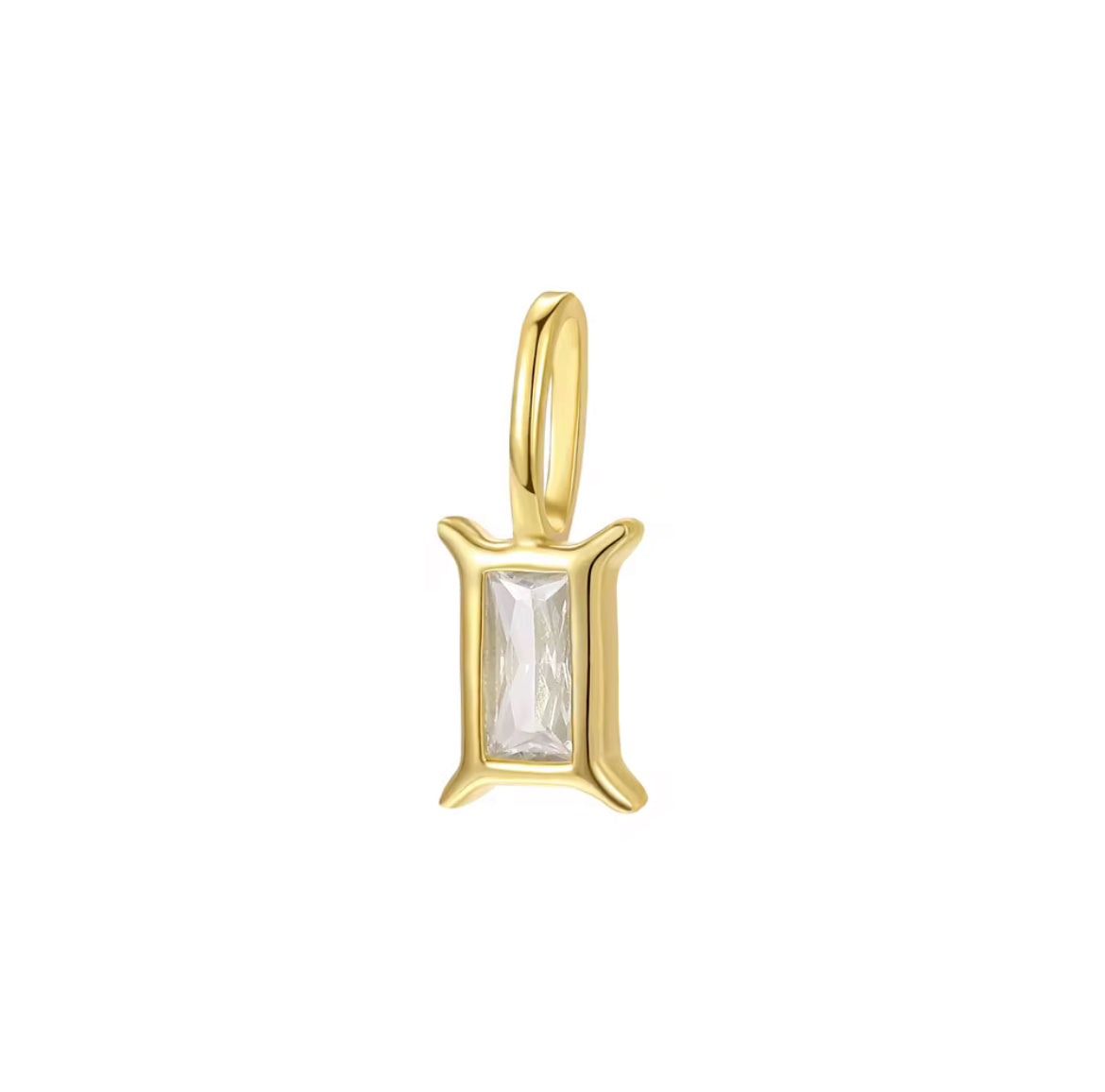 14K Gold Zodiac Birthstone Pendant with Natural Diamonds and Gemstones